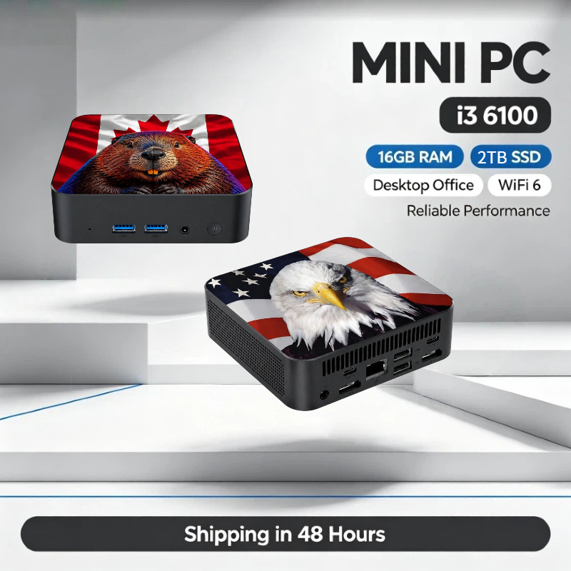 Mini Pc Windows - Компактный мини-ПК Intel Core i3-6100, 16