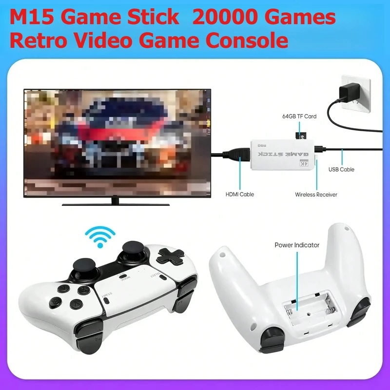 Игровая приставка M15 Retro Vi – обзор и цена Retro Game Controller Usb