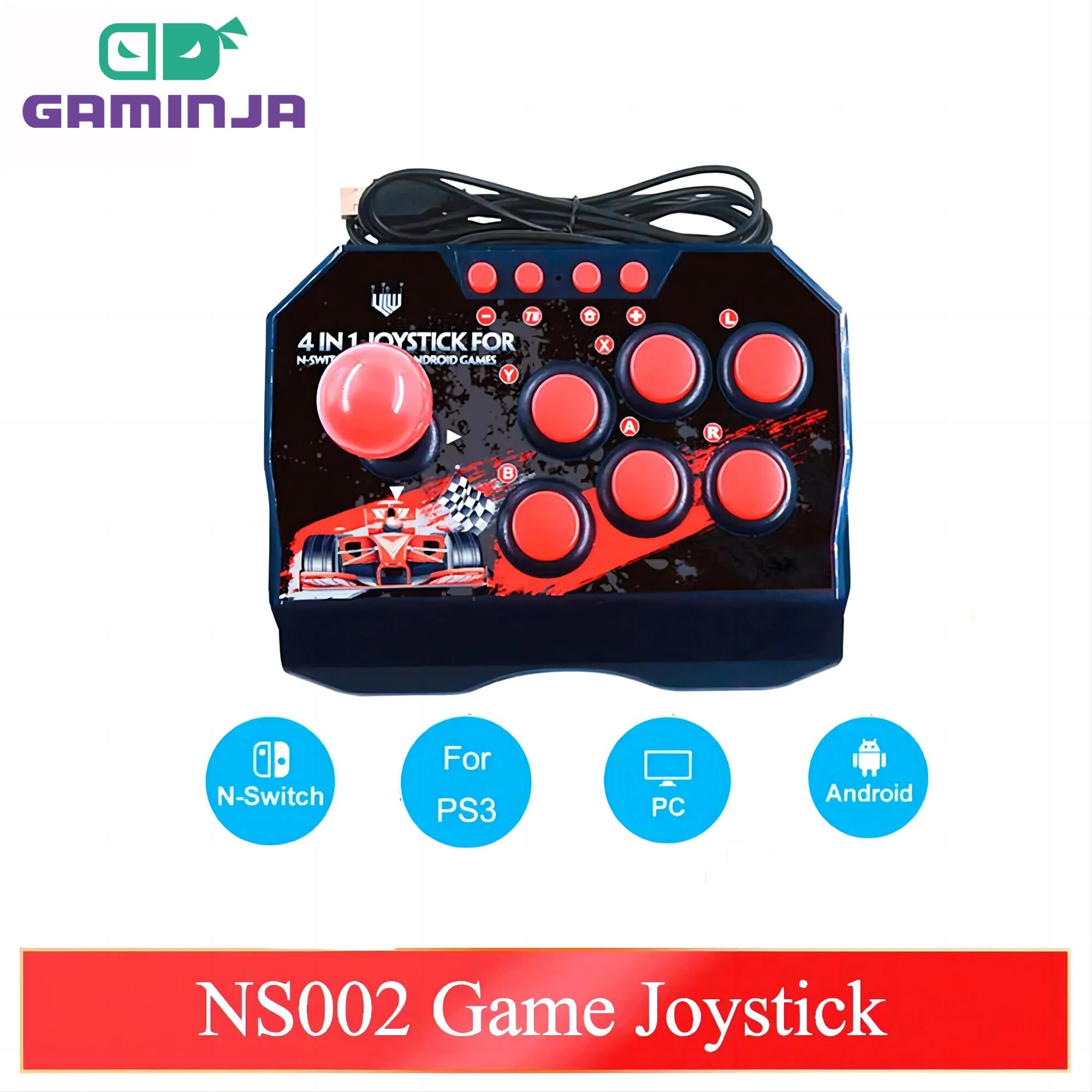 GAMINJA NS002 4 в 1 Ретро арка – обзор и цена Retro Game Controller Usb